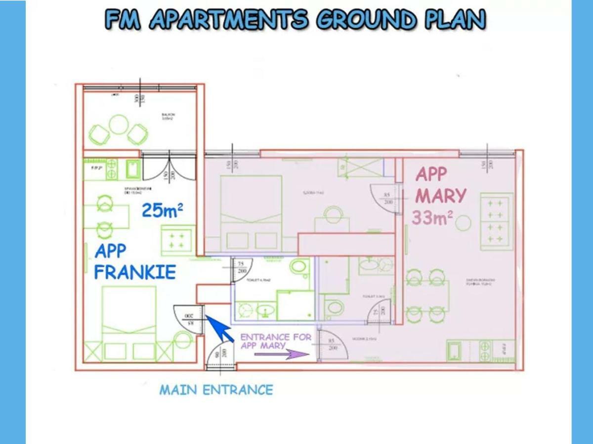 Fm Apartments Split Exteriör bild